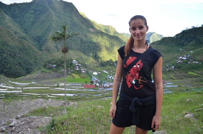 Alexandra at Batad Rice Terraces