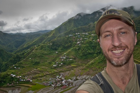 Matt and the rice terraces