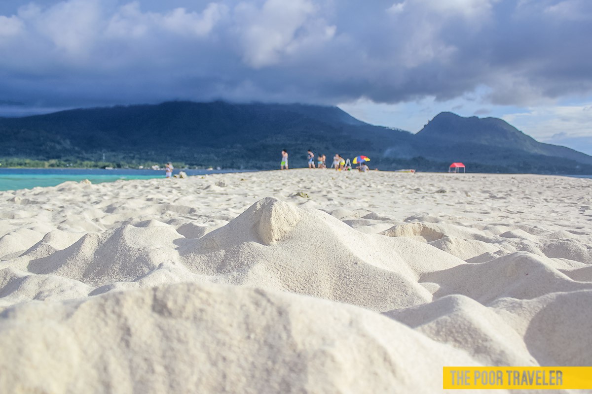 Fine, fine sand on White Island