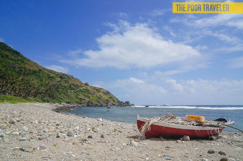 The beach opposite San Lorenzo Ruiz Chapel