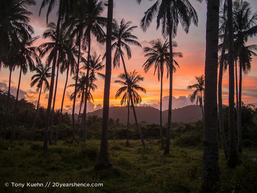 Sunset in the Philippines