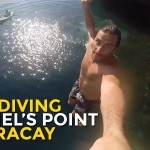 CLIFF DIVING AT ARIEL’S POINT in Boracay