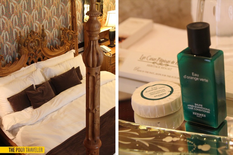 A luxe suite in Casa Bizantina comes with Hermes bath essentials.