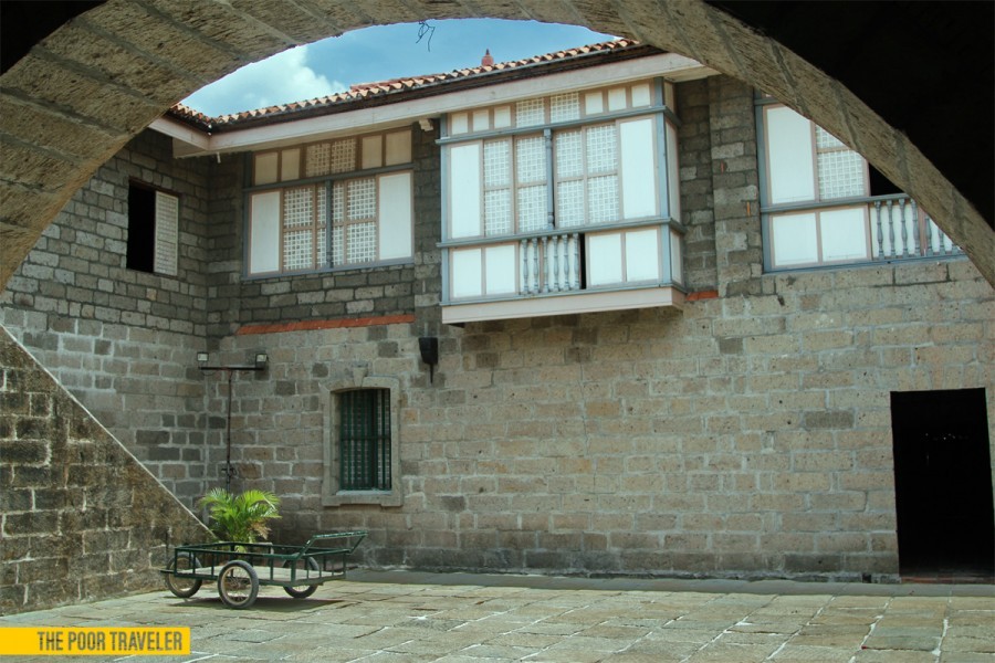 The inner courtyard of Casa Biñan, also known as the Alberto House.