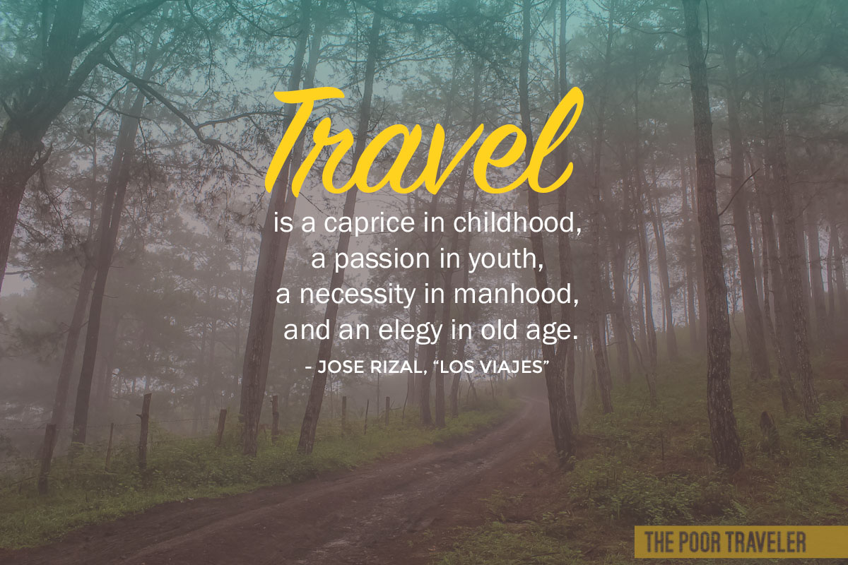 Jose Rizal Travel Quote