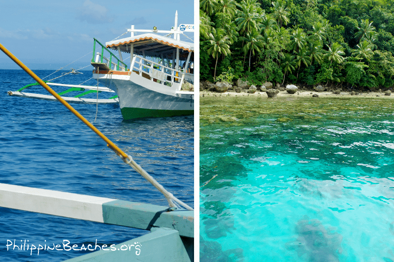 Dive/Snorkel stops: Coral Garden and Angel's Cove.