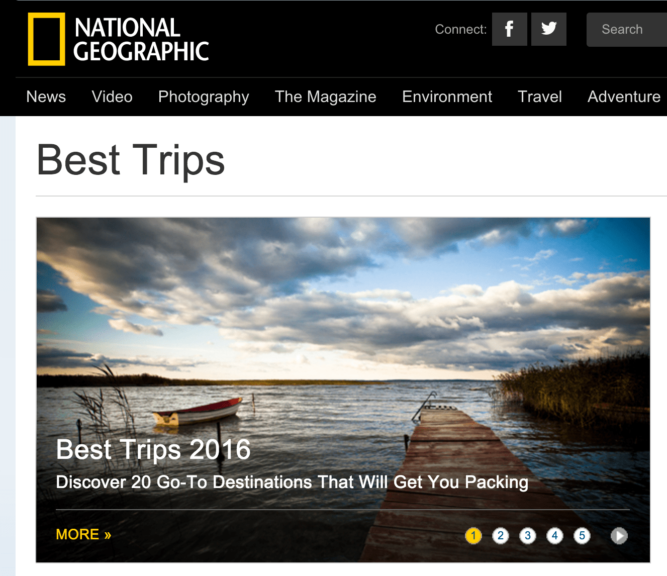 National Geographic Best Trips 2016