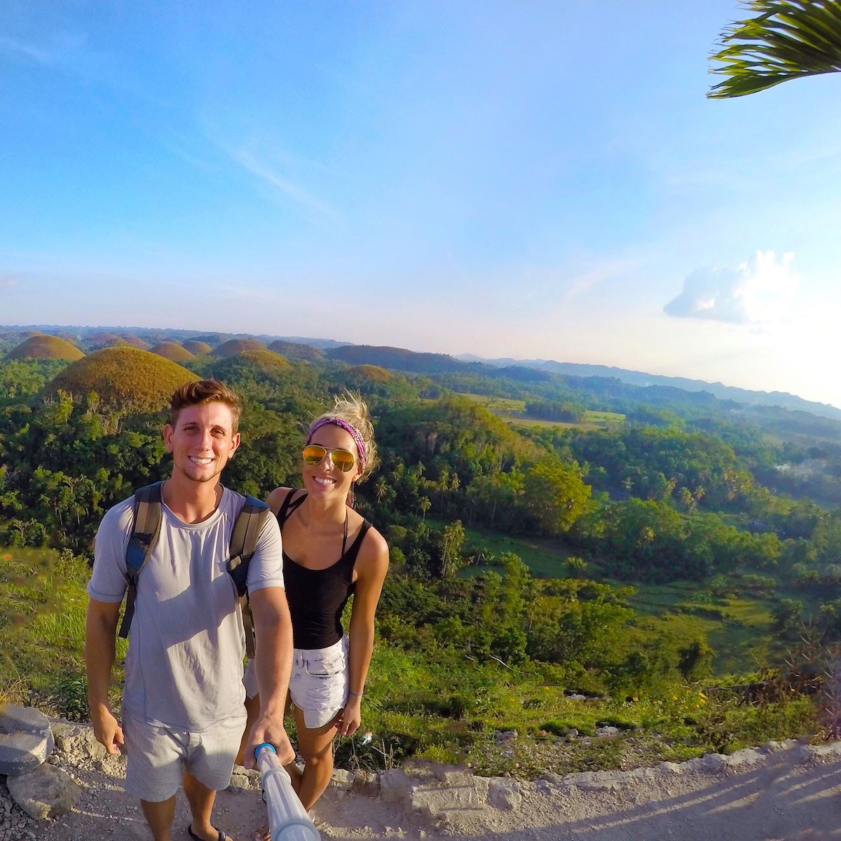 At the Chocolate Hills, Bohol