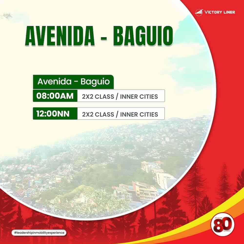 Avenida_Baguio Victory Liner