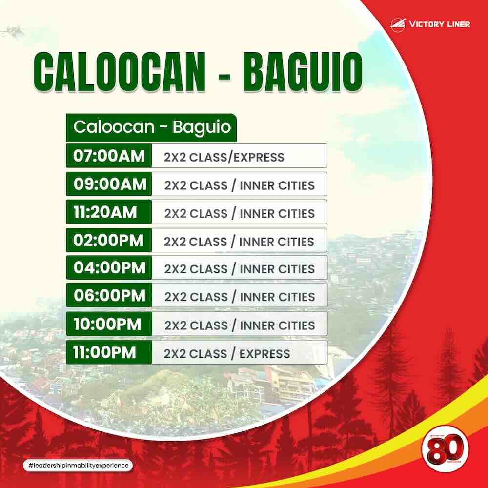 Caloocan_Baguio Victory Liner