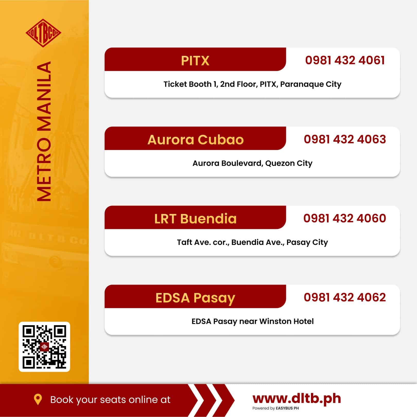 DLTB Contact Numbers