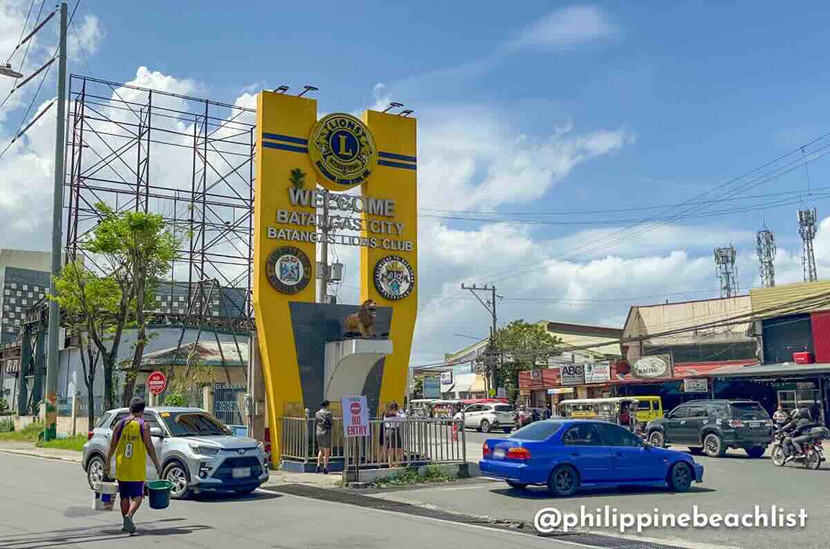 Batangas City Welcome Sign