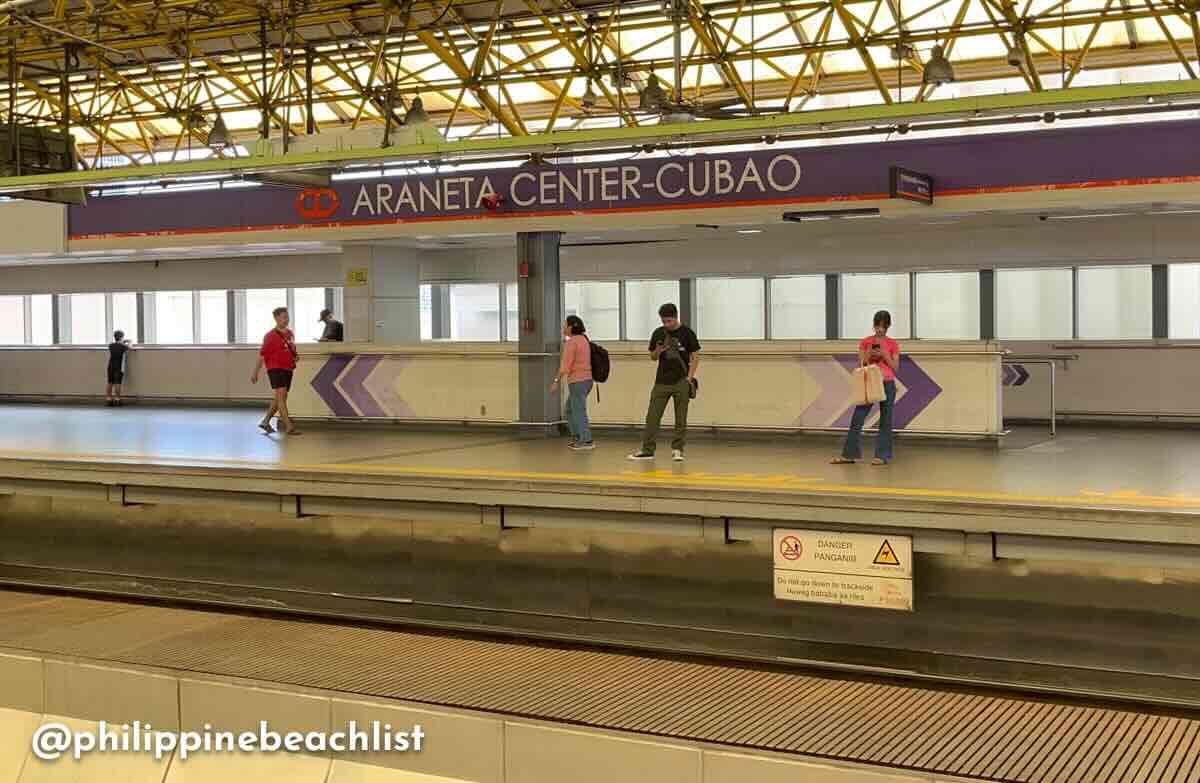 Araneta Center Cubao Station LRT2