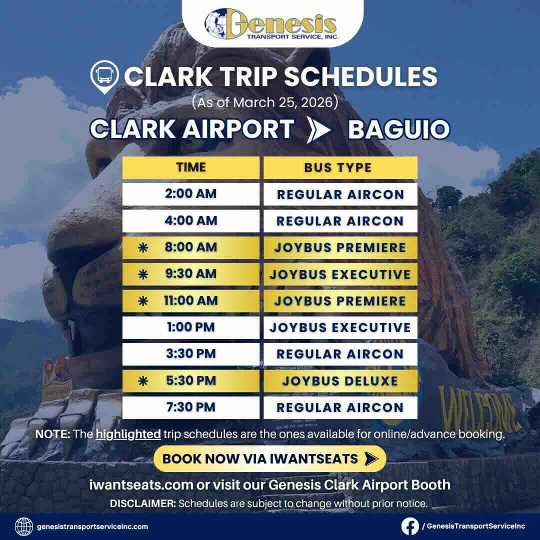Clark Airport_Baguio Genesis