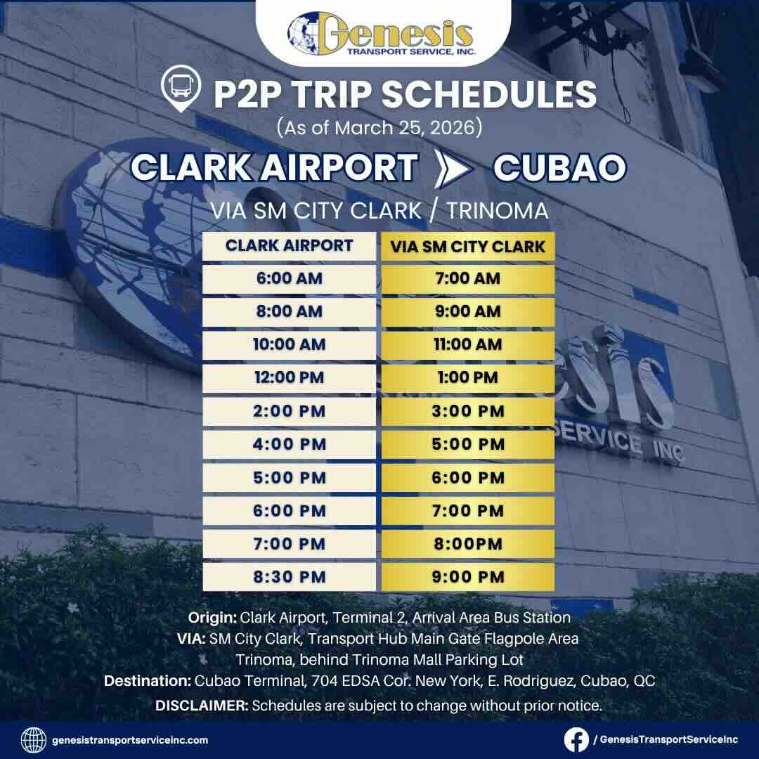 Clark Airport_Cubao Genesis