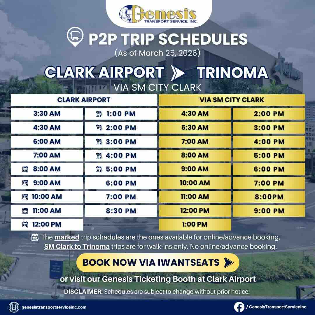 Clark Airport_Trinoma Genesis