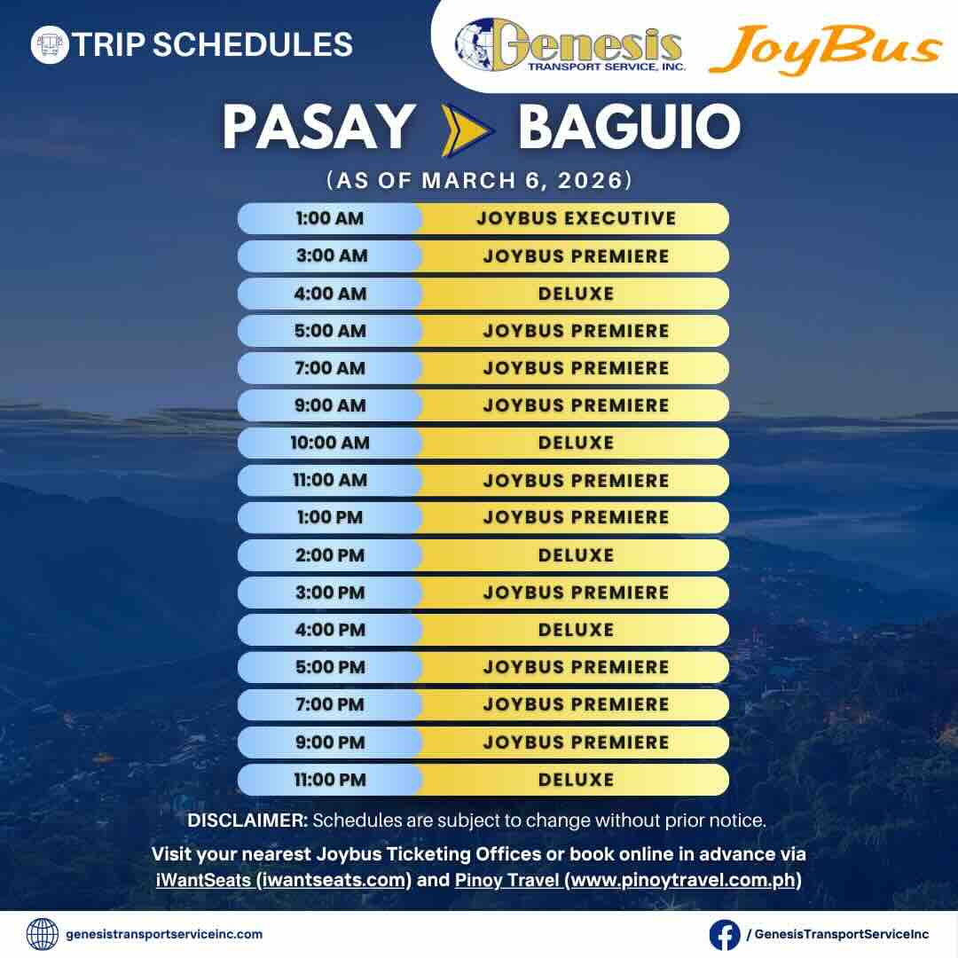 Pasay_Baguio Genesis